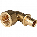 Купить Угольник-переходник с внутренней резьбой 25xG 1" для труб из сшитого полиэтилена аксиальный STOUT