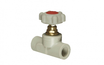 Вентиль Ø32 прямоточный пластиковый  FV-Plast