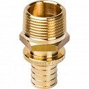 Переходник с наружной резьбой 32xR 3/4" для труб из сшитого полиэтилена аксиальный STOUT  с доставкой в NAME